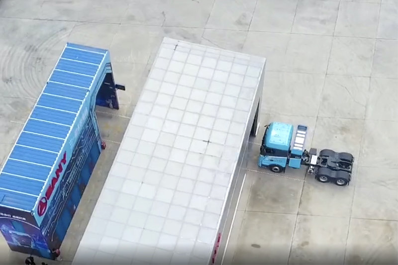 SANY’s first intelligent battery swapping station debuts